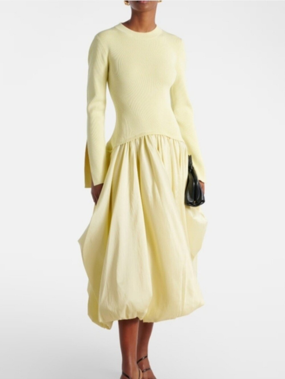 Simkhai lzzy taffeta midi dress